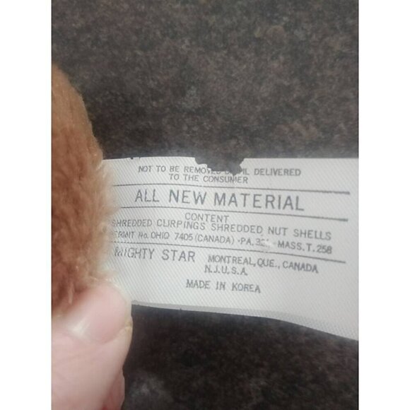 Vintage retro Owl plush from late 70's 1980's Mighty Star toys Montreal Canada - Picture 3 of 4